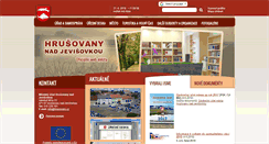 Desktop Screenshot of hrusovany.cz